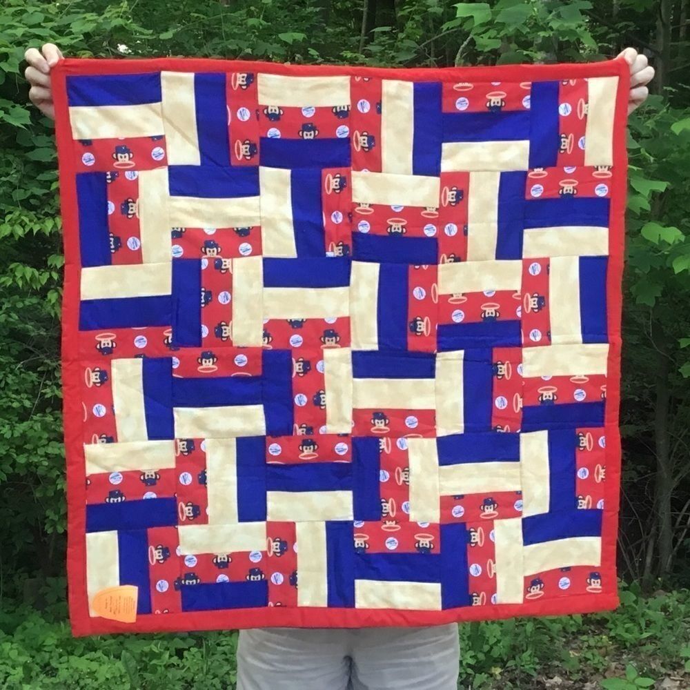 NWT. Hand Crafted Baseball Monkeys Quilt!